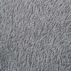 ezüstszürke hosszú szálú NAVARRA bozontos szőnyeg 300x200 cm