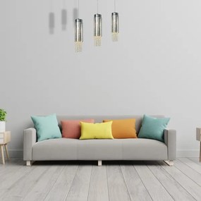 Csillár zsinóron MOONLIGHT 3xE14/40W/230V