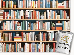 Fotótapéta Könyvtár Hálószoba Nappali Tapéta Flizelina 200x140