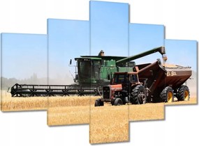 Képek 100x70 Kombájn az aratás során