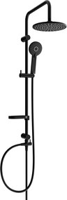 Mexen X40 zuhanygarnitúra felső fejjel 22 cm, fekete, 7984040091-70