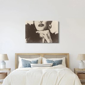 Kép - Vintage fotó egy nőről (90x60 cm)