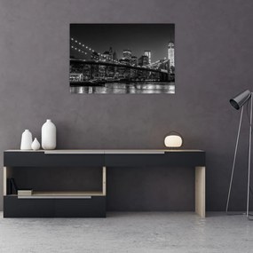 A New York-i Brooklyn-híd képe (90x60 cm)