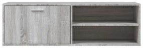 szürke sonoma szerelt fa TV-szekrény 120 x 34 x 37 cm
