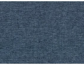 Sötétkék kinyitható-tárolóhelyes sarokkanapé (jobb oldali-heverő résszel) Linz – Cosmopolitan Design