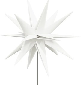 3 db összecsukható tüskés fehér LED-es karácsonyi lámpa 57 cm