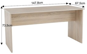Számítógépasztal Jove Typ 08 (Sonoma tölgy). 779655