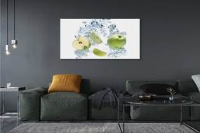 Canvas képek Víz alma szeletelve 100x50 cm