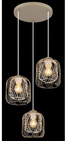 Globo 15965-3HR - DICHTI kábelcsillár 3xE27/40W/230V