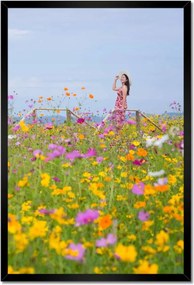 Poszterek keretben 40x60 Virágokkal teli rét