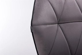 HR212K Grafit modern velúr szék