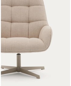 Bézs forgó fotel Jaspe – Kave Home