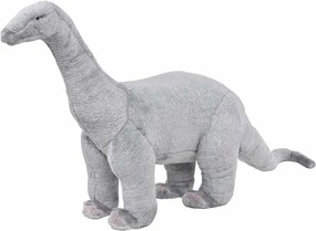 vidaXL szürke álló brachiosaurus plüssjáték XXL
