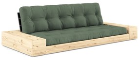 Zöld kinyitható kanapé 244 cm Base – Karup Design