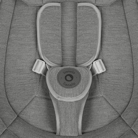 Lionelo - BLOSSOM zenélő babahinta betonszürke + távirányítóval