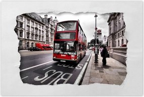 Poszterek 120x80 Ărdekes londoni busz