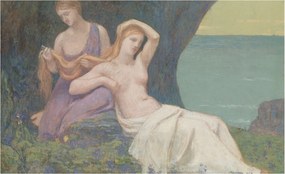 Fotótapéta Flizelin Dekoratív tapéta Tengerparti jelenet 416x254 Ragasztó