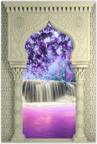 Poszterek 80x120 Lila vízesés