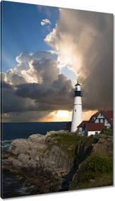 Vászonkép 80x120 Világítótorony Tenger