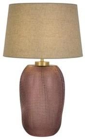 Searchlight EU44652PI - Asztali lámpa AMETHYST 1xE27/60W/230V