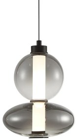 LED Csillár zsinóron DAPHNE LED/12W/230V szürke