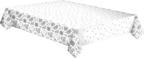 Karácsonyi Botanical Silver papír asztalterítő 120x180 cm