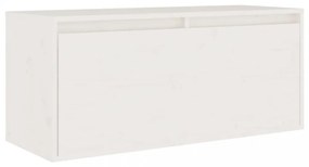 fehér tömör fenyőfa faliszekrény 80 x 30 x 35 cm