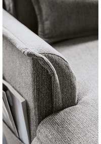 Szürke kinyitható sarokkanapé (jobb oldali-U alakú) Charming Charlie – Miuform