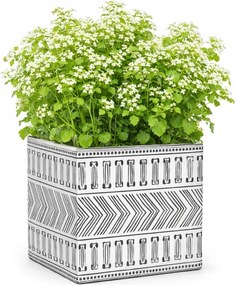 Virágtartó Fedél Szögletes Virágtartó Dekorációs 11CM