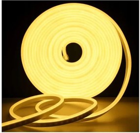 Led szalag neon Cob rugalmas meleg fehér 120W 220V vízálló 20 méter