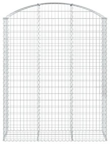 íves horganyzott vas gabion kosár 150x50x180/200 cm