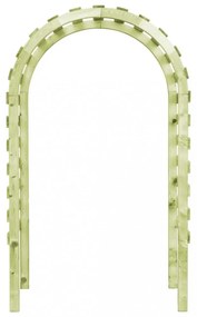 impregnált fenyőfa kerti pergola 130 x 60 x 230 cm