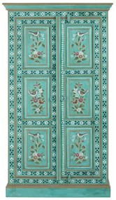 Zöld mangófa szekrény 87x152x38 cm Prem – Støraa