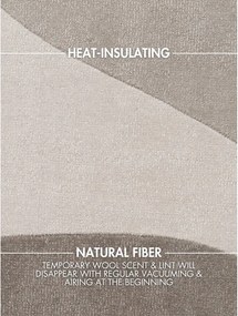 Bézs kézi szövésű gyapjú szőnyeg 200x300 cm Hackney Clarissa – Ted Baker