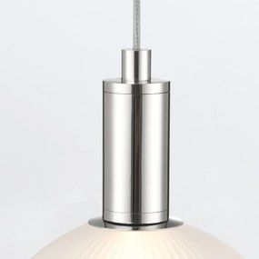 Quintiesse modern függeszték palmas fehér polírozott nikkel elsqn-palmas-1mp-pn