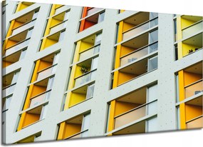 Vászonkép Blokk Lakás Épület Városépítészet 120x70