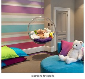 Függesztett hintafotel Belgica 1 (transzparens + arany + rózsaszín) . 1116276