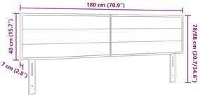 Fejtámla vonal design Krém 180 cm Szövet