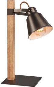 Briloner 7406-014 - Asztali lámpa TALE 1xE27/25W/230V barna 7406-014