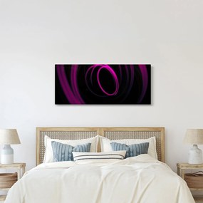 Kép - lila vonalak (120x50 cm)