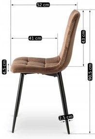 Barna Bársony Étkezőszék. PERU