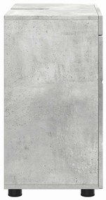 Fürdőszoba mosdószekrény TULUM Beton szürke 60 x 34 x 63 cm