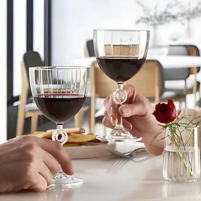 6 részes üveg pohárszett 270 ml