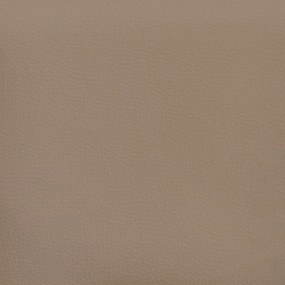 kávészínű műbőr pad 70 x 35 x 41 cm