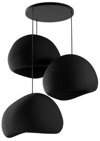 Függőlámpa - Wabi Sabi Claylights - Fekete