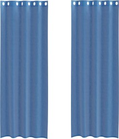 vidaXL 2 db királykék voile függönyök grommets