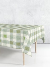 Cerata Abrosz Nem Szőtt Zöld Kockás 140x250