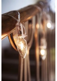 Hosszabbító LED kültéri lánc CONE FILAMENT 20xE10 14m átlátszó/meleg fehér IP44