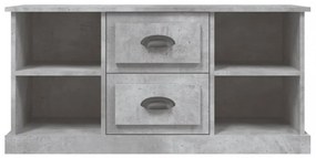 betonszürke szerelt fa TV-szekrény 99,5 x 35,5 x 48 cm