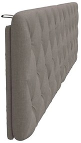 tópszínű szövet fejtámla párna 200 cm